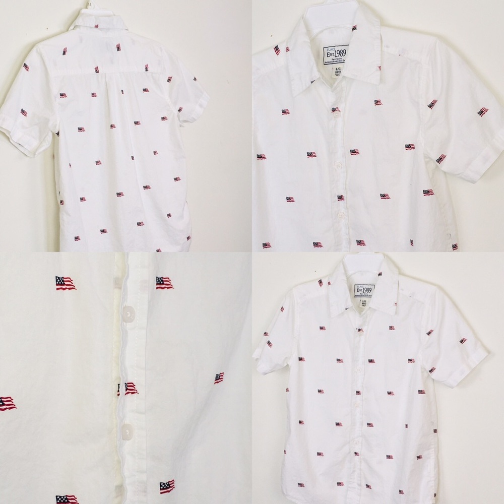 White Shortsleeved Shirt